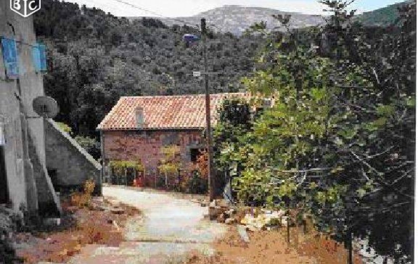 Location de vacances - Maison - Villa à Évisa - vue depuis la route