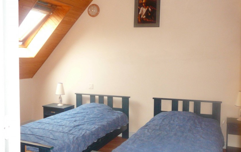 Location de vacances - Maison - Villa à Kermeurzac'h - Chambre avec lits jumeaux
