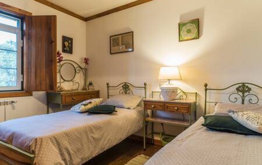 Location de vacances - Chambre d'hôtes à Alcobaça - chambre vert (2 lits)