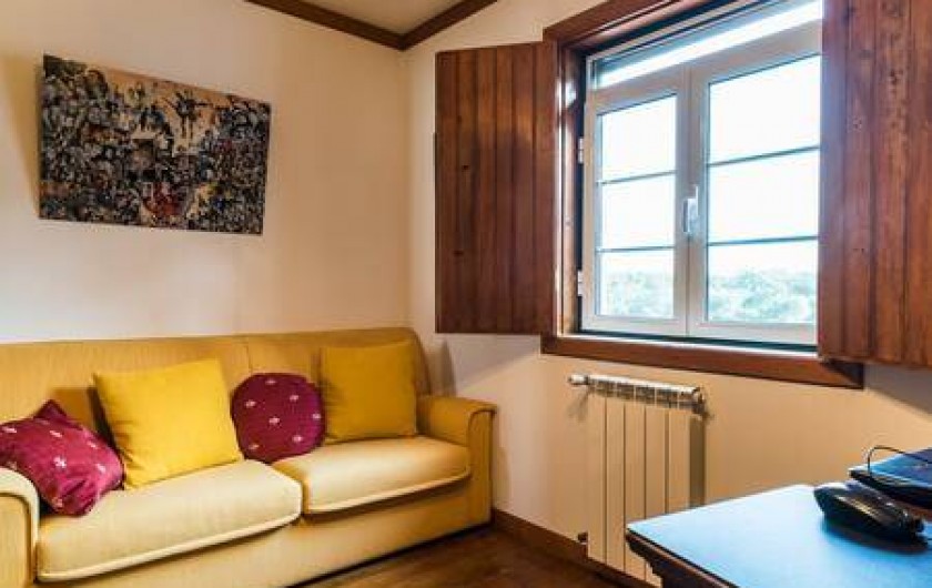 Location de vacances - Chambre d'hôtes à Alcobaça - bureau avec canape lit