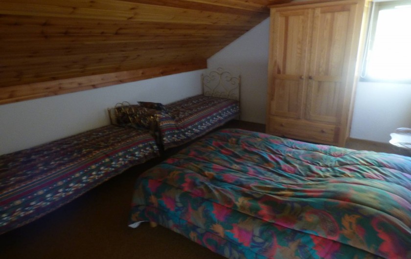 Location de vacances - Appartement à Vallouise - chambre 2 a l étage