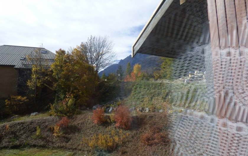 Location de vacances - Appartement à Vallouise - vue de la fenêtre de coin repas