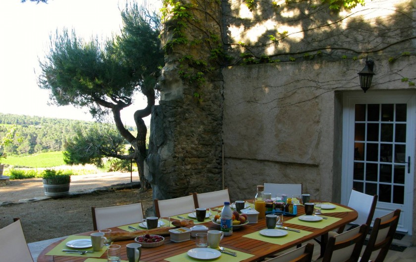 Location de vacances - Gîte à Minerve - terrasse privée