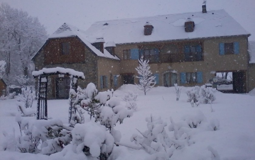Location de vacances - Chambre d'hôtes à Guchen - La maison en hiver