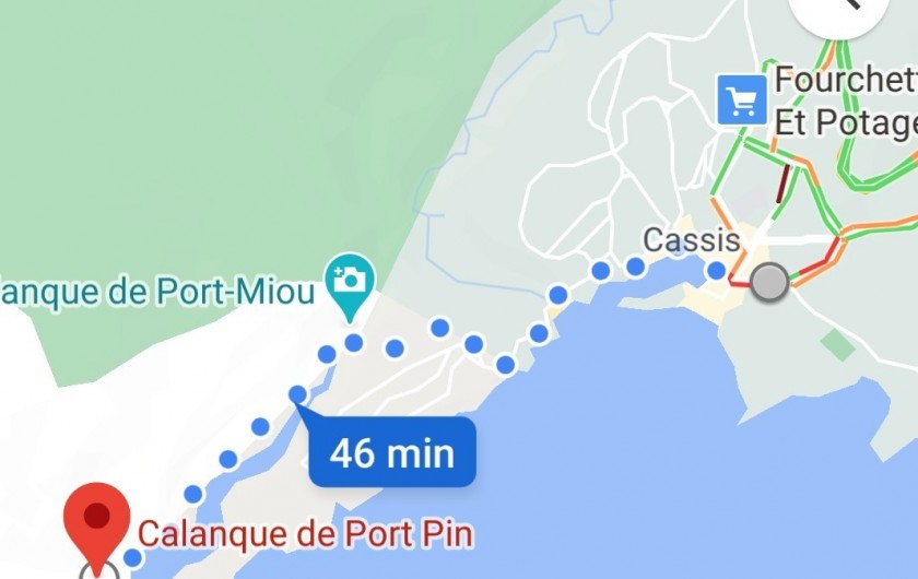 Location de vacances - Appartement à Cassis - Calanque de Port Pin