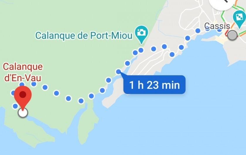 Location de vacances - Appartement à Cassis - Calanque d'En-Vau