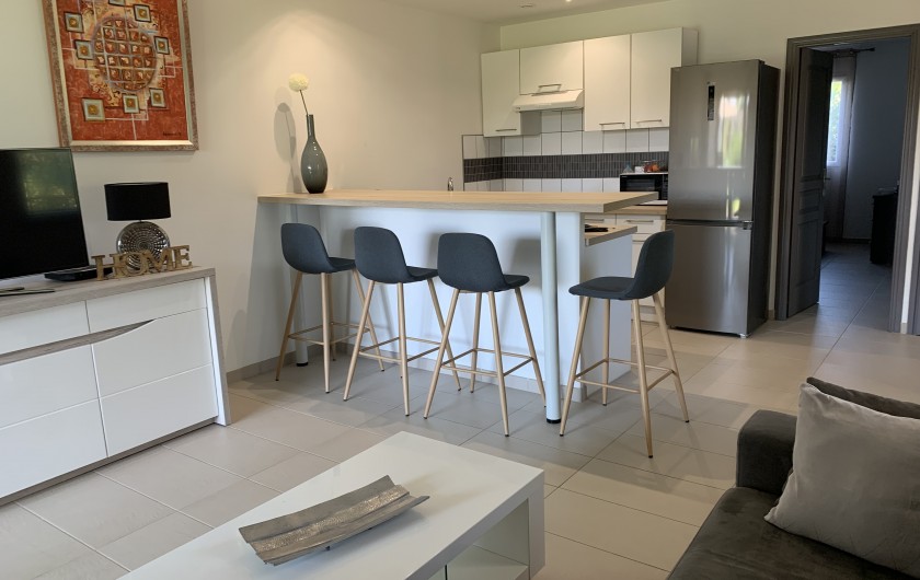 Location de vacances - Appartement à Porto-Vecchio - Cala Ross' Appart - Cuisine américaine