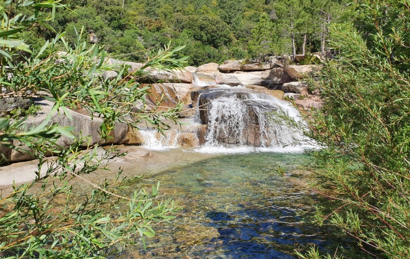 Location de vacances - Appartement à Porto-Vecchio - Cala Ross' Appart - Piscine naturelle de Cavu à 25mn