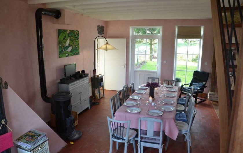 Location de vacances - Gîte à Marle - Gîtes des Platanes pour une salle à manger de 12 couverts
