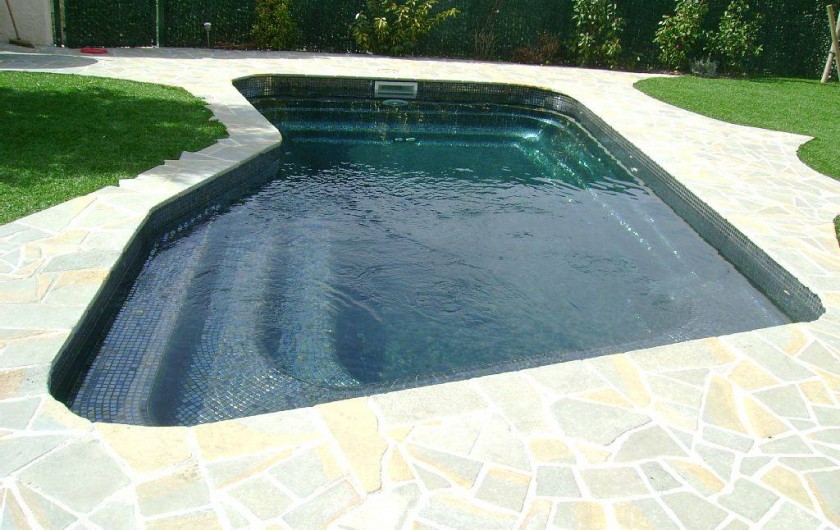 Location de vacances - Villa à Draguignan - piscine noir unique en france