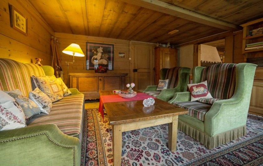 Location de vacances - Chalet à Les Diablerets - Salon