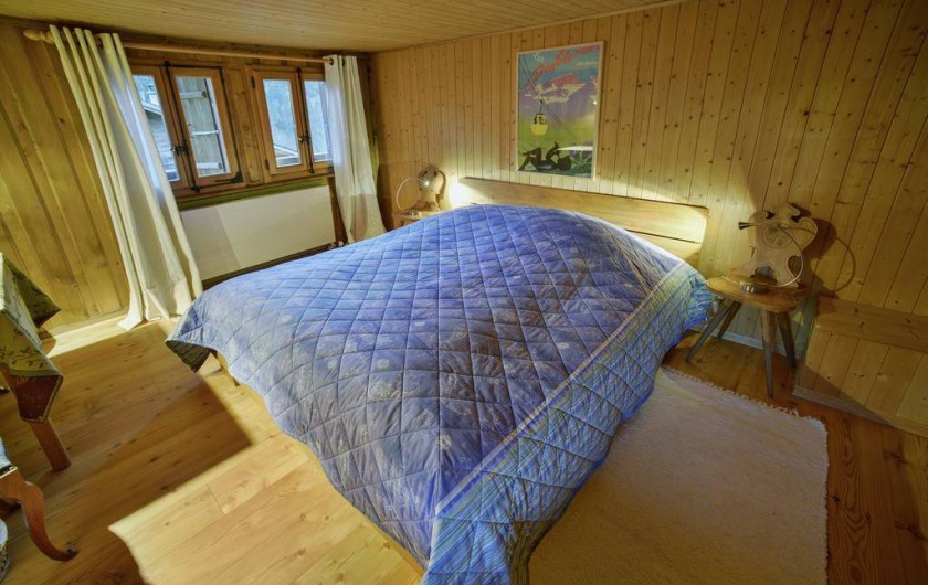 Location de vacances - Chalet à Les Diablerets - Chambre Edelweiss pour 3 personnes maximum