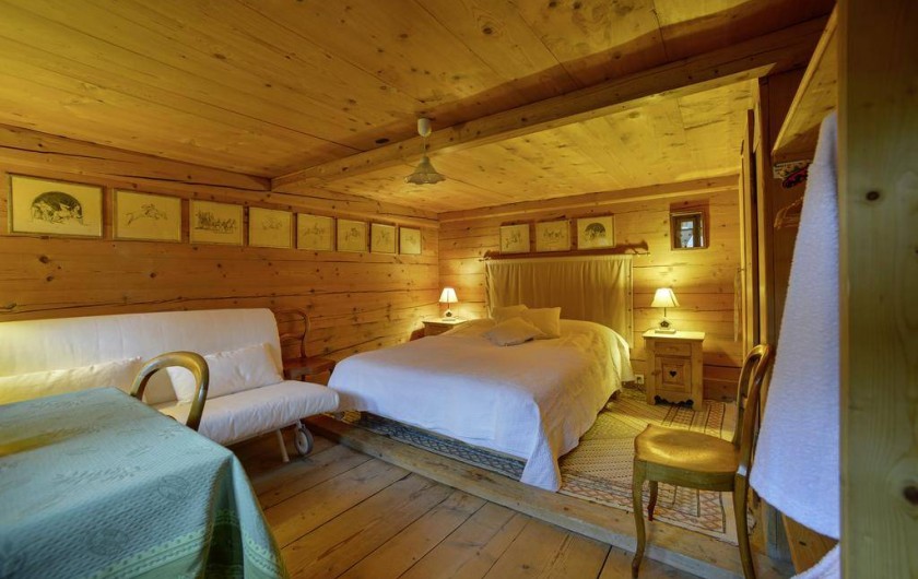 Location de vacances - Chalet à Les Diablerets - Chambre Crocus pour max 4 personnes
