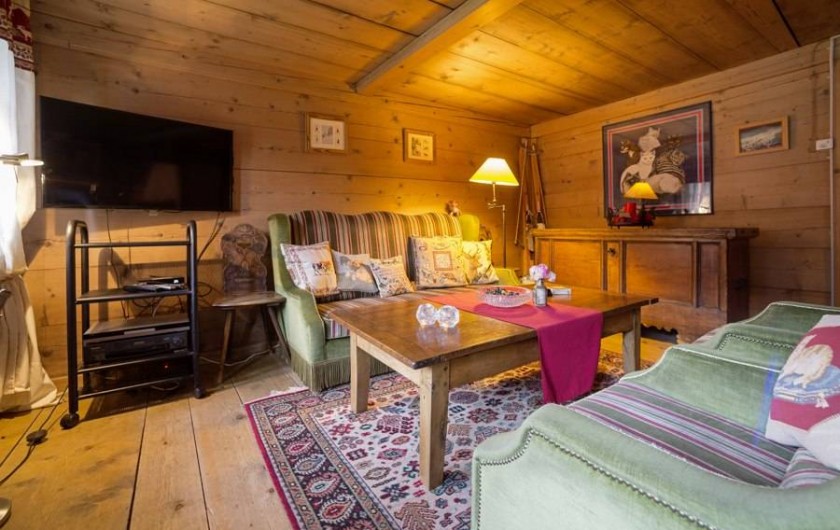 Location de vacances - Chalet à Les Diablerets - Salon