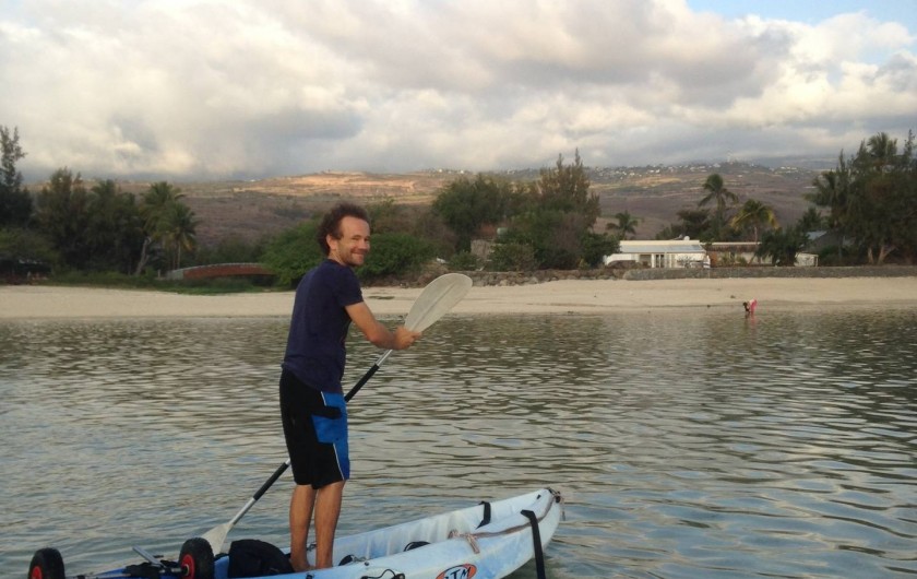 Location de vacances - Villa à Saint-Gilles les Bains - moi qui vous emmènerait sur le lagon en kayak au coucher de soleil;)