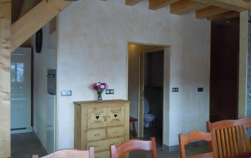 Location de vacances - Appartement à Saint-Sorlin-d'Arves - séjour donnant sur entrée