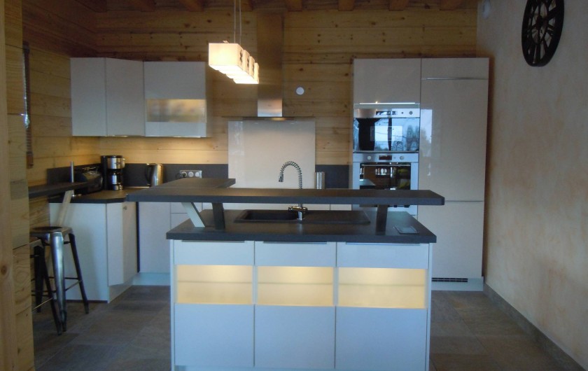 Location de vacances - Appartement à Saint-Sorlin-d'Arves - cuisine