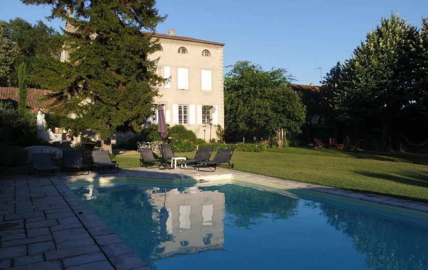 Location de vacances - Villa à Andancette - La piscine