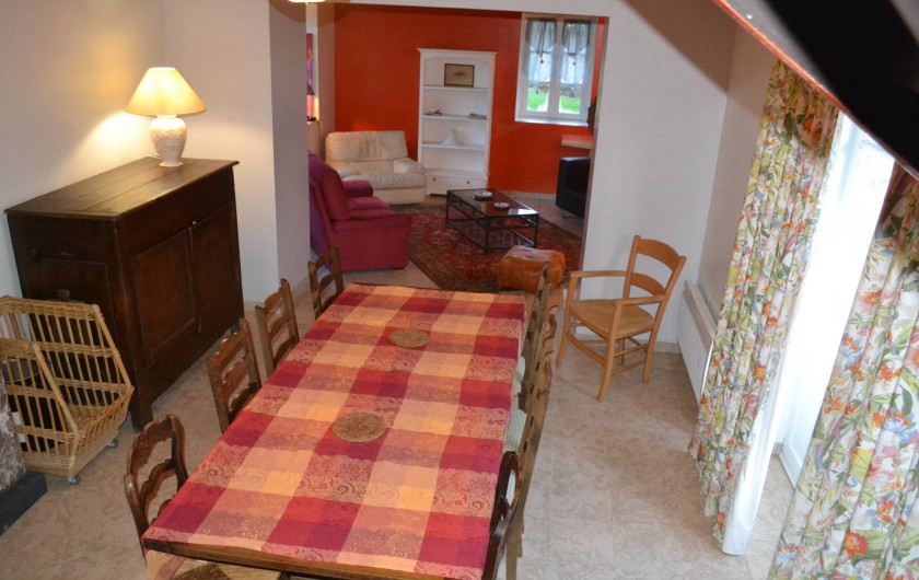 Location de vacances - Gîte à La Baconnière - Séjour avec insert