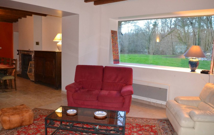 Location de vacances - Gîte à La Baconnière - Coin salon du séjour