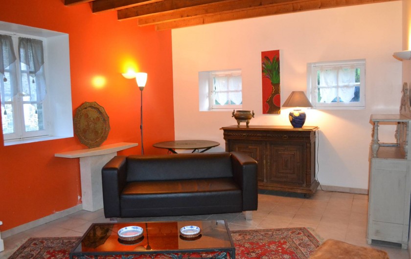 Location de vacances - Gîte à La Baconnière - Coin salon du séjour
