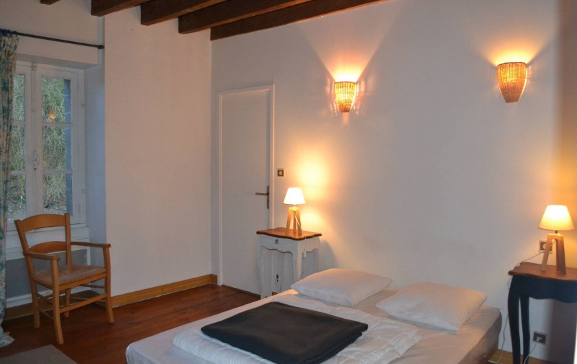 Location de vacances - Gîte à La Baconnière - Chambre 1er étage (lit 140x190 + lit appoint 90x190)