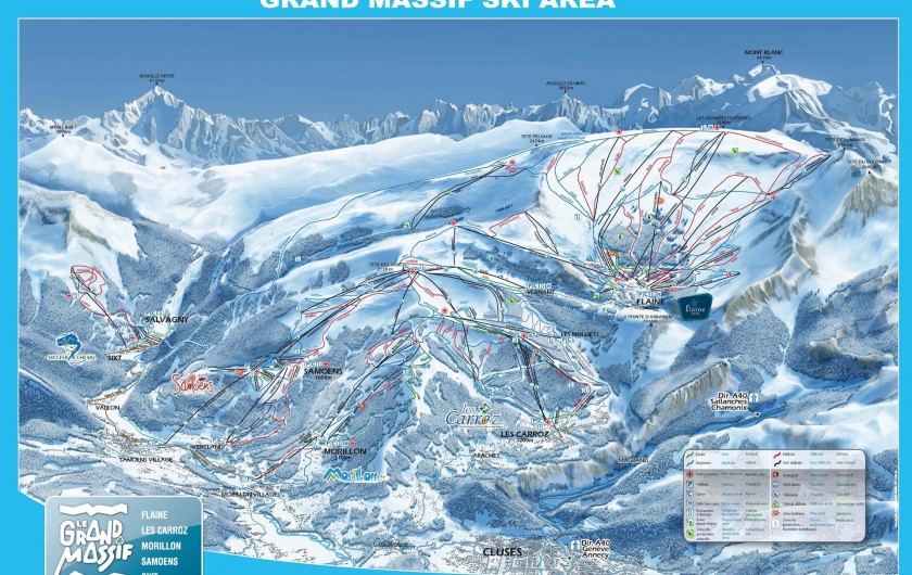 Location de vacances - Chalet à Samoëns - domaine skiable grand massif