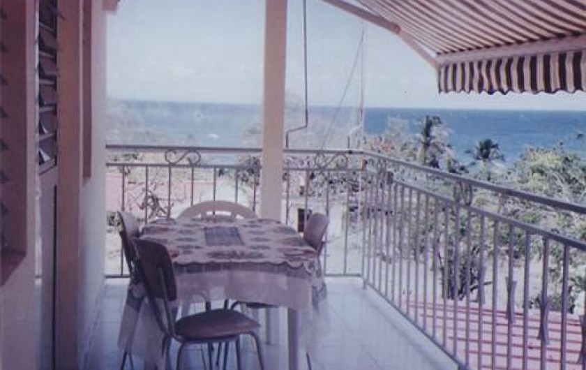 Location de vacances - Appartement à Les Anses-d'Arlet - Vue du balcon