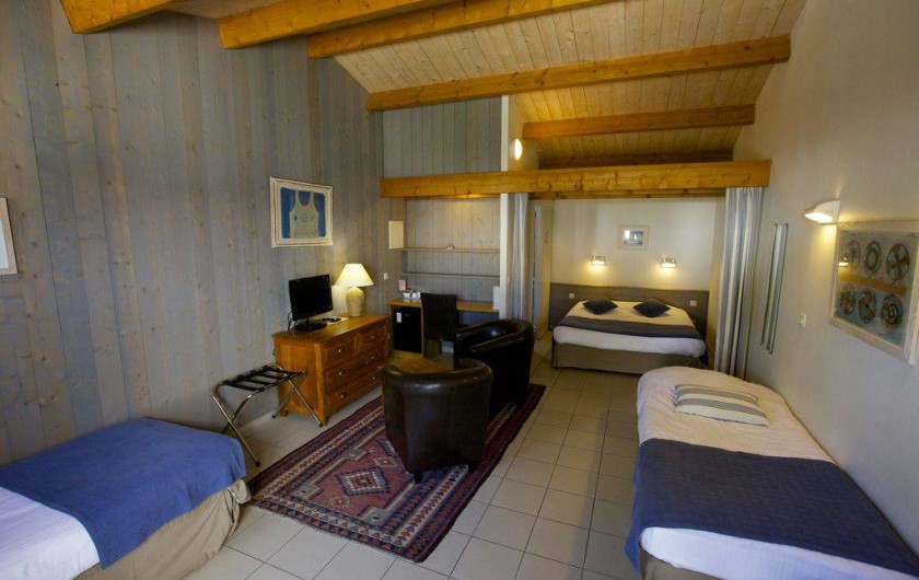 Location de vacances - Hôtel - Auberge à Le Bois-Plage-en-Ré - Chambre familiale