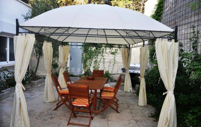 Location de vacances - Maison - Villa à Llançà - Cour-jardin