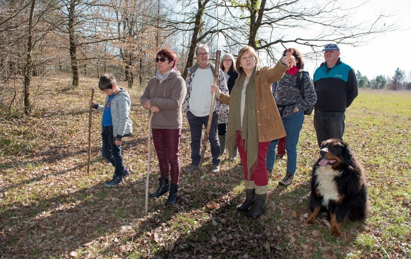 Location de vacances - Chambre d'hôtes à Laruscade - Départ en rando de sylvothérapie