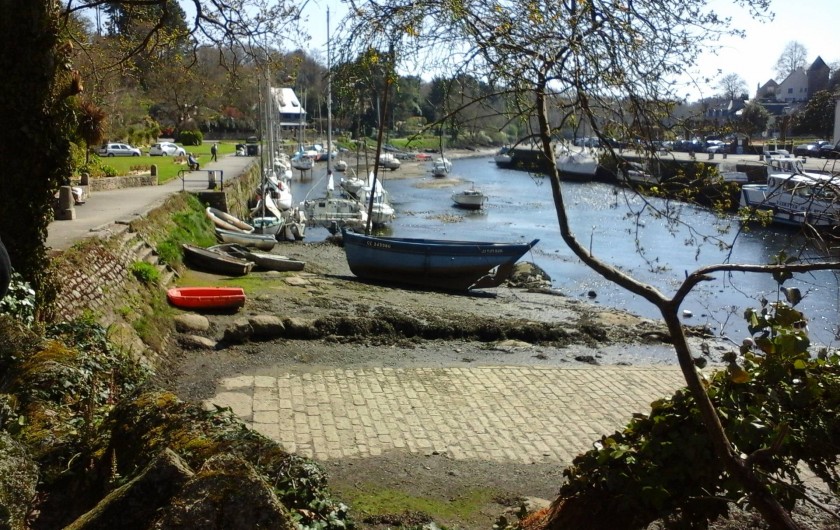 Location de vacances - Villa à Le Pouldu - vue personnelle du joli petit port de Pont-Aven