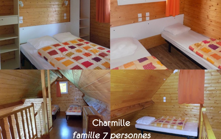 Location de vacances - Chalet à Sarlat-la-Canéda - Les 3 chambres du Charmille, 1.5 salle de bain