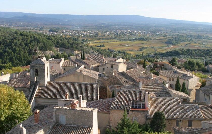Location de vacances - Villa à Le Barroux - Le village vu du château