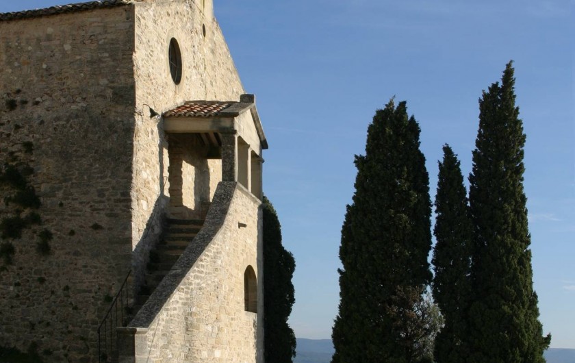 La chapelle du château vue de la maison
