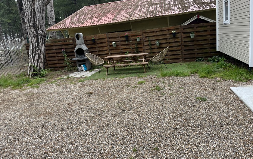 Location de vacances - Bungalow - Mobilhome à Quend Plage - table piquenique