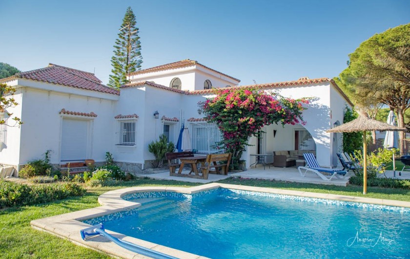 Location de vacances - Maison - Villa à San Andrés Golf - La Fuente et la piscine 10m x 5m