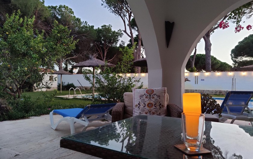 Location de vacances - Maison - Villa à San Andrés Golf - La porche le soir