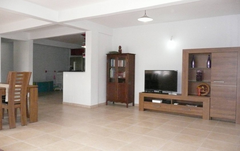 Location de vacances - Maison - Villa à Le Moule - Séjour télé