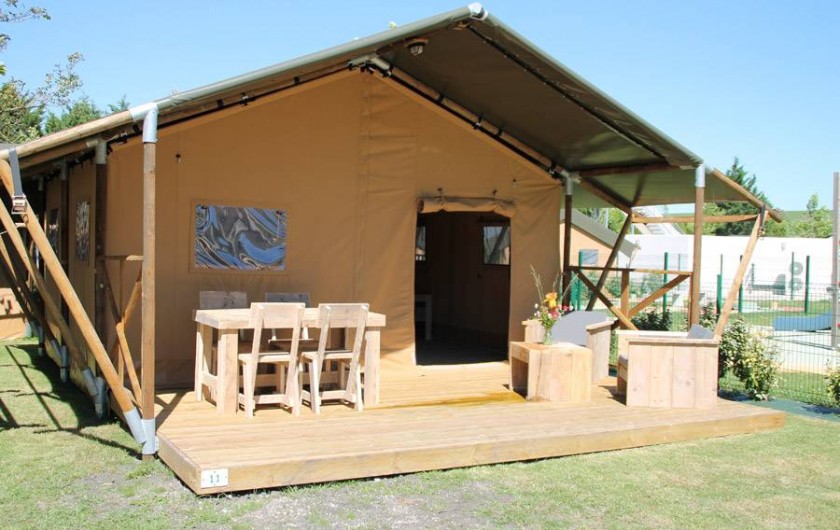 Location de vacances - Camping à Semussac - Tente LODGE