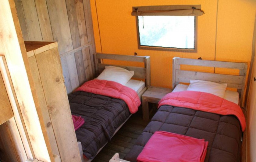 Location de vacances - Camping à Semussac - Tente LODGE