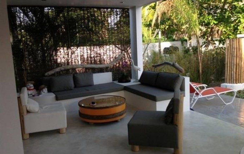 Location de vacances - Villa à Las Terrenas - salon terrasse