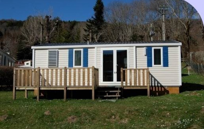 Location de vacances - Camping à La Bourboule - Mobil-home 34 m² 3ch