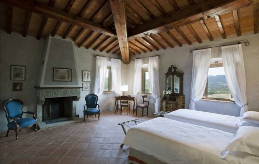 Location de vacances - Villa à San Donato In Collina - Chambre double avec salle de bain