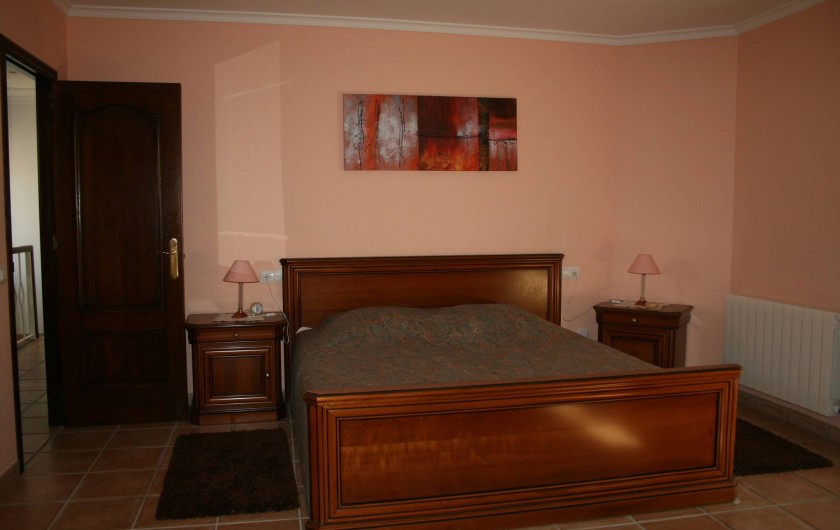 Location de vacances - Villa à Xàbia - Très grande chambre parentale avec terrasse