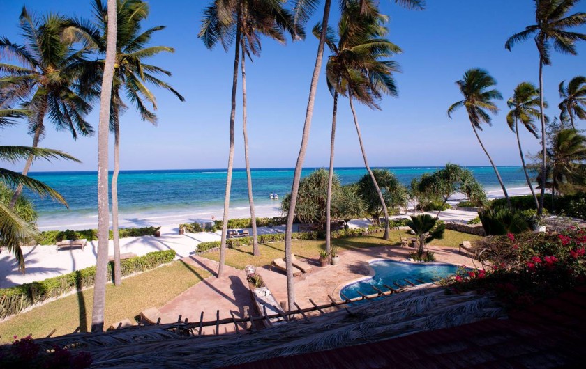 Location de vacances - Villa à Zanzibar - La vue depuis la terrace au 1er étage , pour les deux chambres .