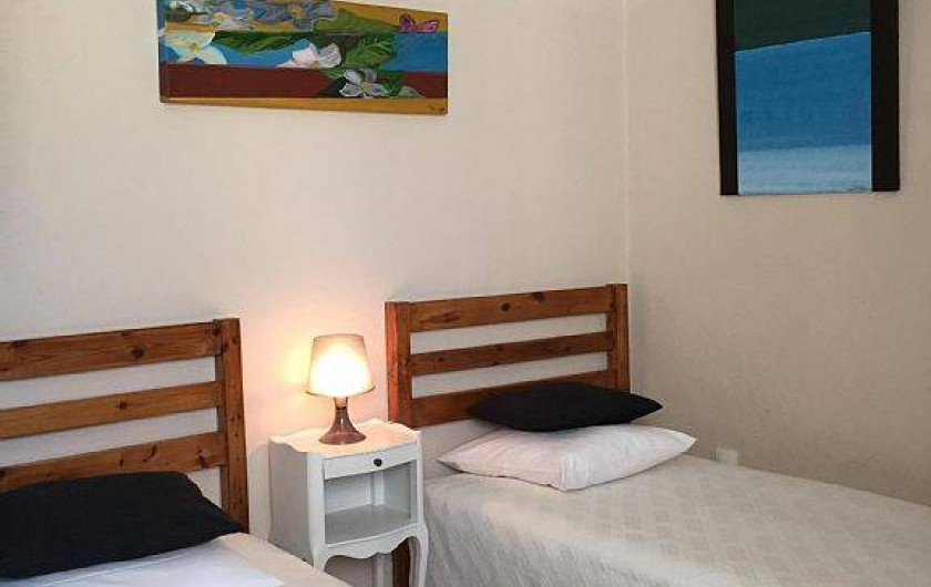 Location de vacances - Villa à Calvi - Chambres 2 lit en 90