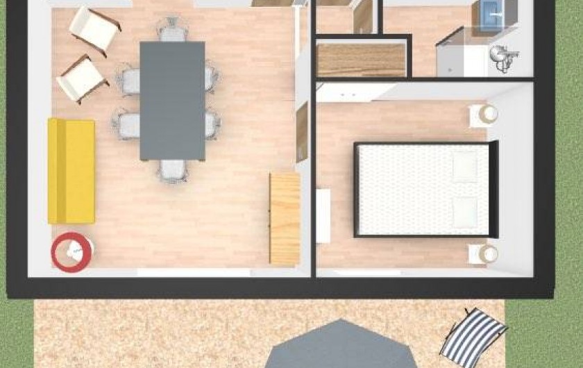 Location de vacances - Gîte à Saint-Jean-du-Gard - Plan