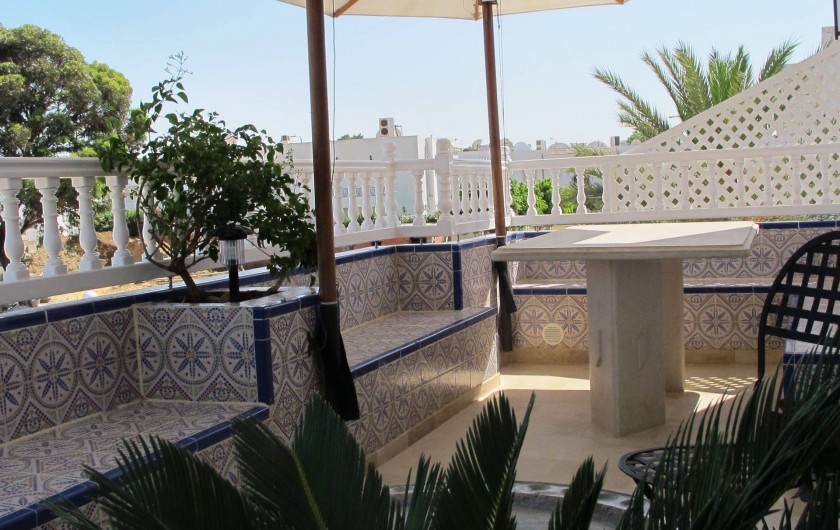 Location de vacances - Appartement à Hammamet - terrasse