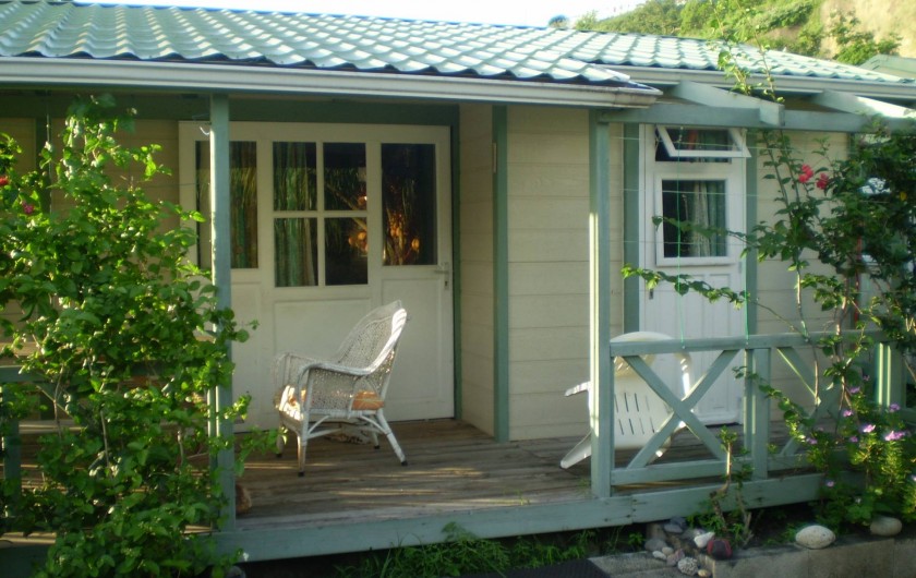 Location de vacances - Bungalow - Mobilhome à Le Carbet - Vue extérieure bungalow